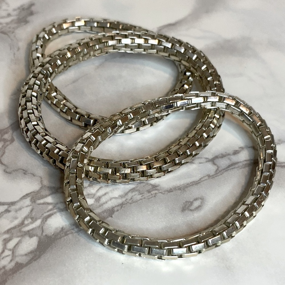 Silver bracelets - Picture 3 of 3